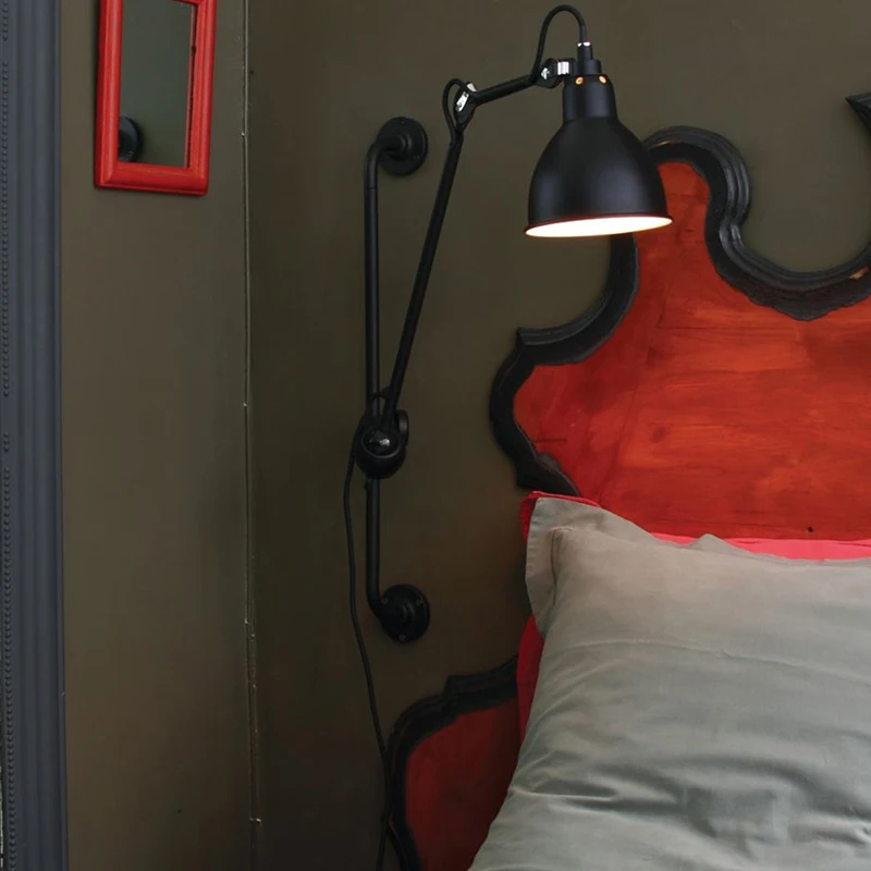 Retro swing arm wall lamp black metal plating minimalist wall light stairs corridor lights restaurant bar bedside wall lamp
Retro swing arm wall lamp black metal plating minimalist wall light stairs corridor lights restaurant bar bedside wall lamp