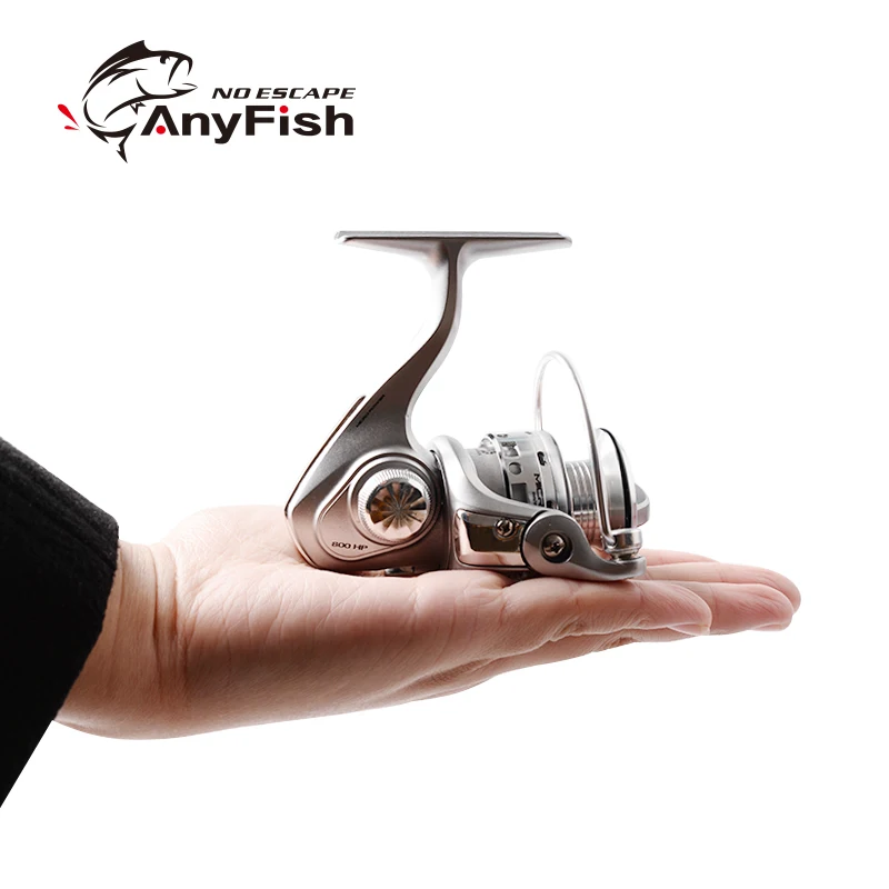Рыболовная катушка ANYFISH рыболовная с микро питанием 500 800 мини Катушка для