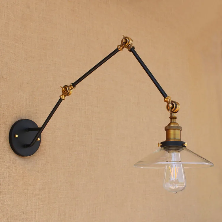 Glass American Retro Vintage Wall Light Fixtures Wandlamp Rustic Swing Long Arm Lamp Industrial Wall Sconce Lamparas De Pared
Glass American Retro Vintage Wall Light Fixtures Wandlamp Rustic Swing Long Arm Lamp Industrial Wall Sconce Lamparas De Pared
