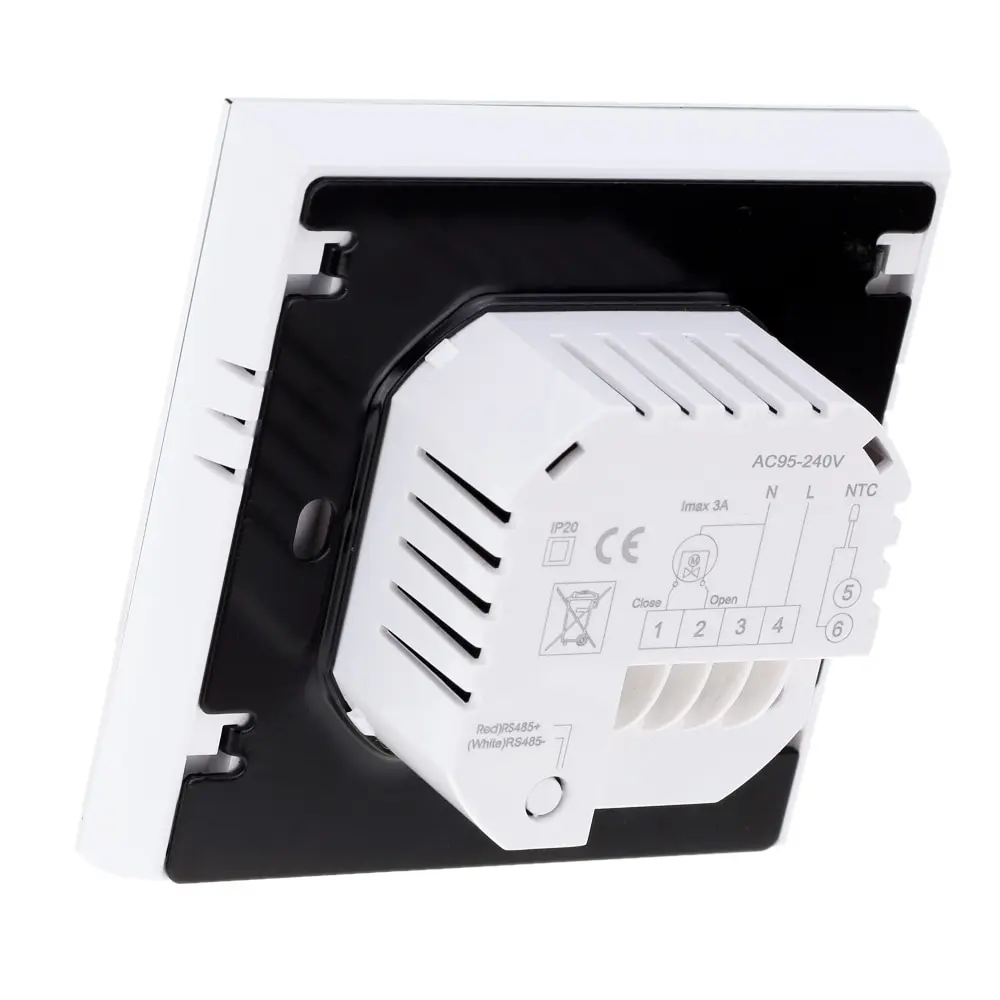 3A 110-230V Temperature Controller Weekly Programmable LCD Display Touch Screen Water Heating Room Thermostat
3A 110-230V Temperature Controller Weekly Programmable LCD Display Touch Screen Water Heating Room Thermostat