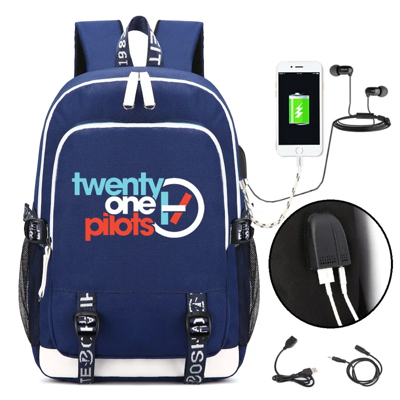 2018 Twenty One Pilots backpack Oxford Men Women Travel Shoulder Bag Fashion Rucksack Teenagers Student School Bags Mochilas | Багаж и