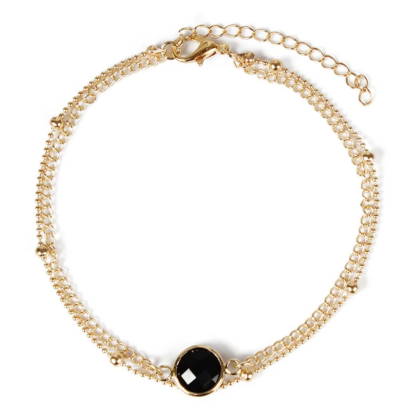 Simple Fashion Alloy Foot Chain Ankle Bracelets for Women Double Layer Beach Anklet Bracelet Bohemian Jewelry
Simple Fashion Alloy Foot Chain Ankle Bracelets for Women Double Layer Beach Anklet Bracelet Bohemian Jewelry