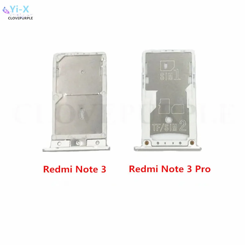 Держатель лотка для Xiaomi Redmi Note 3/ Note3 Pro SIM Crad запасные части | Мобильные телефоны и