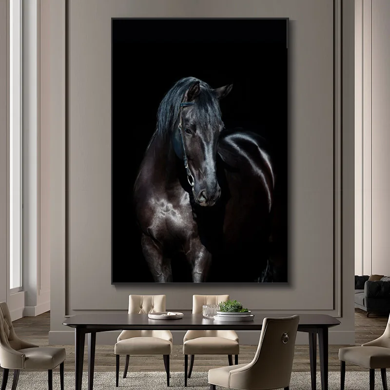 Modern Animals Canvas Paintings Jumping Cool Horse Black and White Prints Posters Wall Art Pictures for Living Room Home Decor
Modern Animals Canvas Paintings Jumping Cool Horse Black and White Prints Posters Wall Art Pictures for Living Room Home Decor
