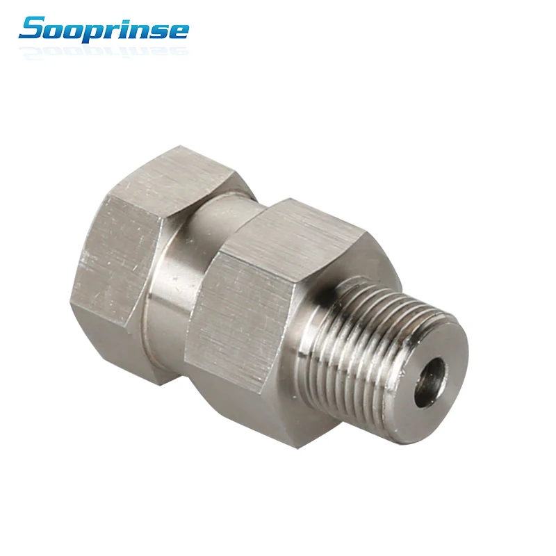 Sooprinse Pressure Washer Swivel, 3/8" NPT Male Female Connect Fitting, 4500 PSI Stainless Steel Auto Tool car wash 2019 New
Sooprinse Pressure Washer Swivel, 3/8" NPT Male Female Connect Fitting, 4500 PSI Stainless Steel Auto Tool car wash 2019 New
