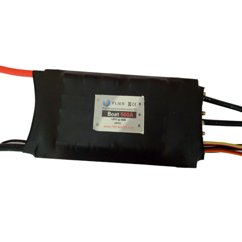 FATJAY FLIER 500A ESC 3 16S 22S Бесщеточный водонепроницаемый контроллер скорости с