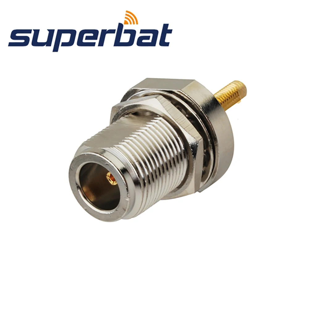 Superbat 10pcs N Female Bulkhead Straight RF Coaxial Connector for Fiber-glass Antenna
Superbat 10pcs N Female Bulkhead Straight RF Coaxial Connector for Fiber-glass Antenna