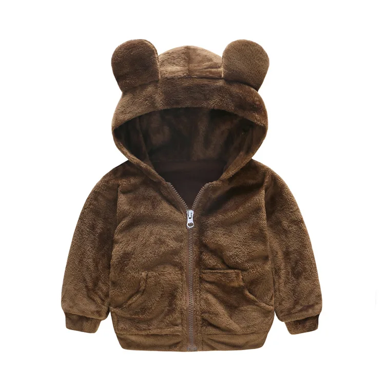 Warm Wool Hooded Child Coat Baby Girls Boys Jackets Children Outerwear Casual Cartoon Outfits For 1-4 Years Old
Warm Wool Hooded Child Coat Baby Girls Boys Jackets Children Outerwear Casual Cartoon Outfits For 1-4 Years Old