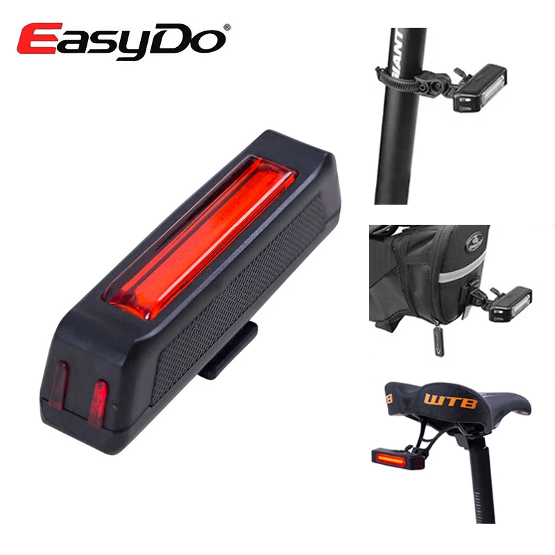Easydo Waterproof Bicycle Rear Light USB Rechargeable MTB Road Bike Saddle/Seatpost/Rear bags Night Safety Warning Taillight
Easydo Waterproof Bicycle Rear Light USB Rechargeable MTB Road Bike Saddle/Seatpost/Rear bags Night Safety Warning Taillight