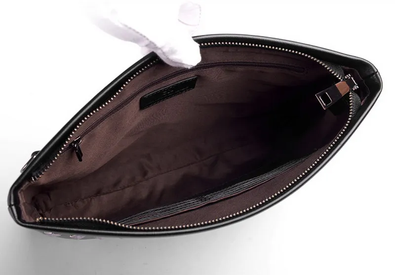 Cowhide men's business Wallet / Genuine leather man vintage purse Luxury card holder Leather Clutch wallet | Багаж и сумки