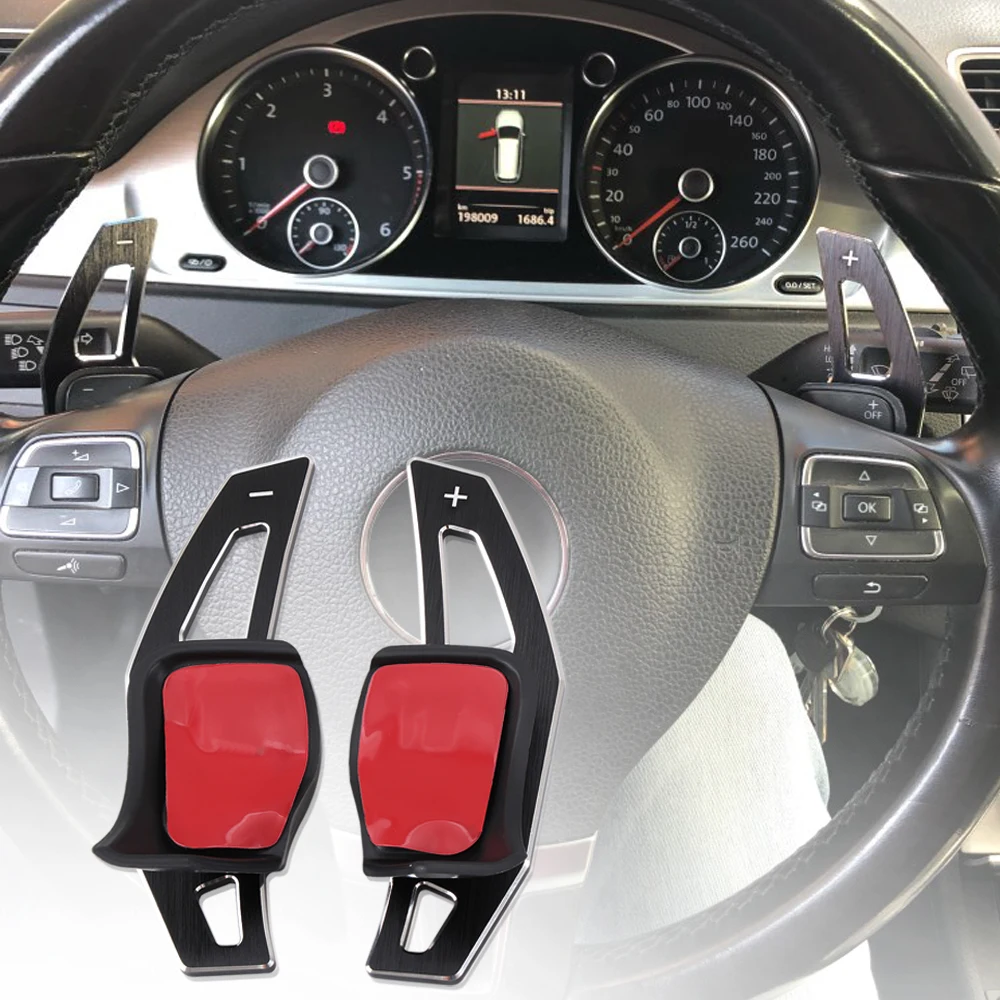 Aluninium сплав DSG руль весло расширение сдвига крышка аксессуары для Volkswagen VW Golf