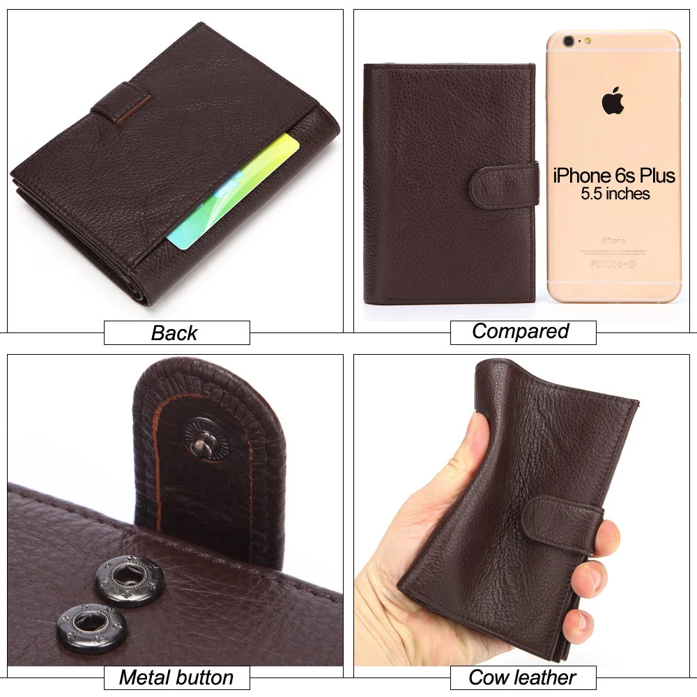 New Fashion Business Men's Certificate Bag Wallets Cow Genuine Leather Short Wallet Passport Wallet Brand Luxury Card ID Holders
New Fashion Business Men's Certificate Bag Wallets Cow Genuine Leather Short Wallet Passport Wallet Brand Luxury Card ID Holders
