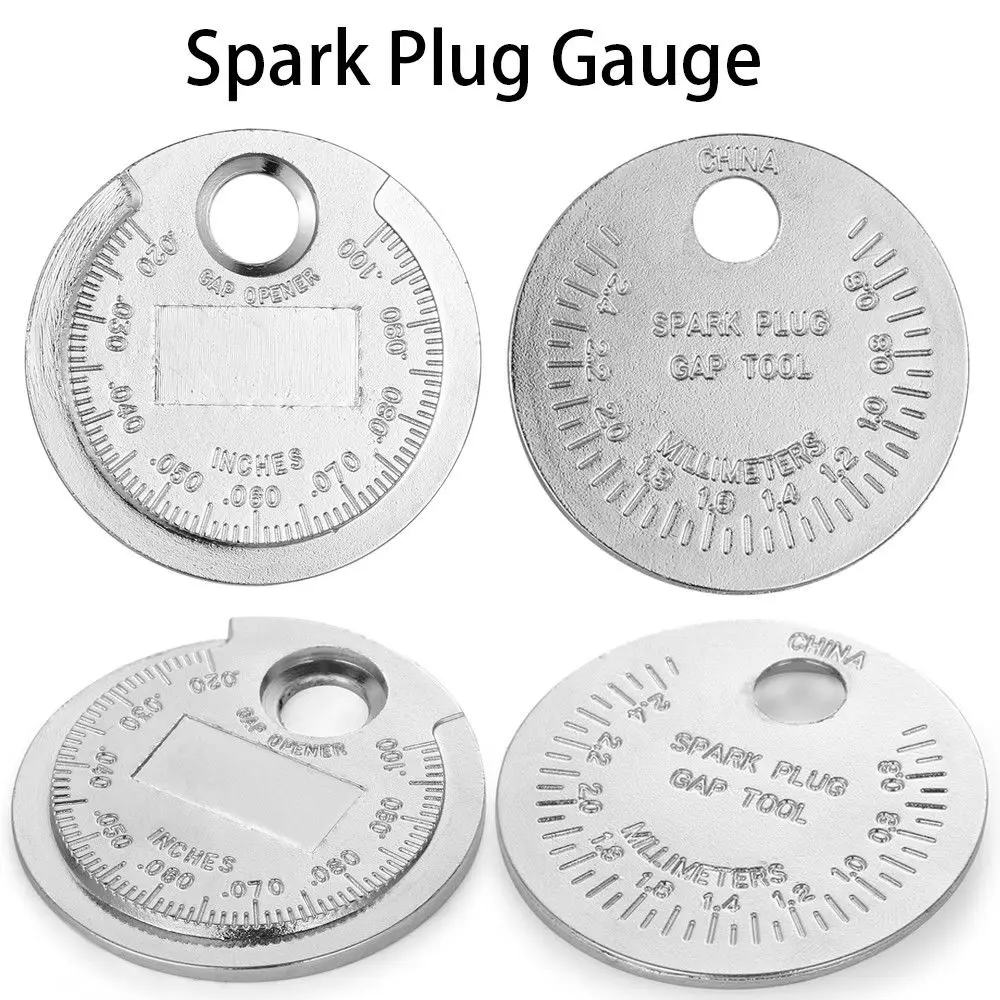 1pc Spark Plug Gap Gauge Tool Measurement Coin-Type 0.6-2.4mm Range Spark Plug Gage
1pc Spark Plug Gap Gauge Tool Measurement Coin-Type 0.6-2.4mm Range Spark Plug Gage