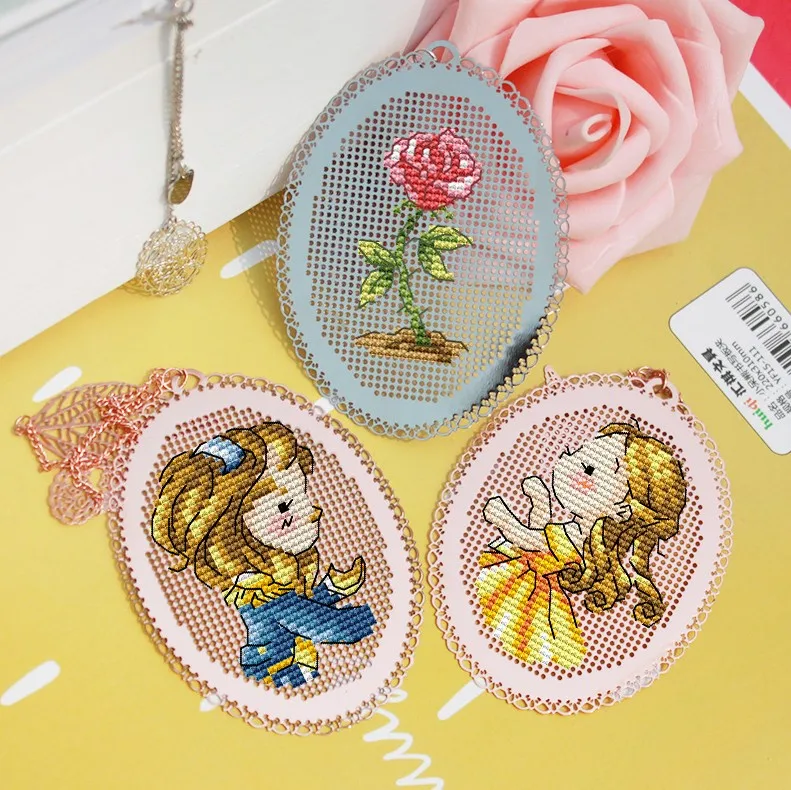 Girls DIY Craft Stich Cross Stitch Bookmark Metal Silver Golden Needlework Embroidery Crafts Counted Cross-Stitching Kit
Girls DIY Craft Stich Cross Stitch Bookmark Metal Silver Golden Needlework Embroidery Crafts Counted Cross-Stitching Kit