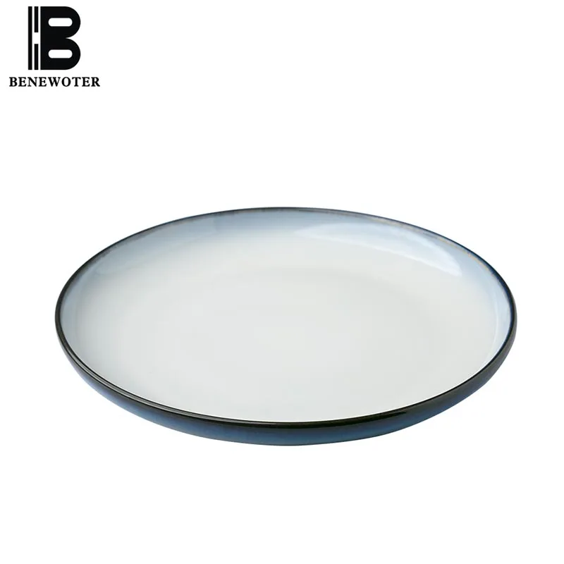 

Керамическая Западная тарелка 11 дюймов в европейском стиле, тарелка для пасты, салата, фруктов, блюдо для стейка, домашняя кухонная посуда, с...