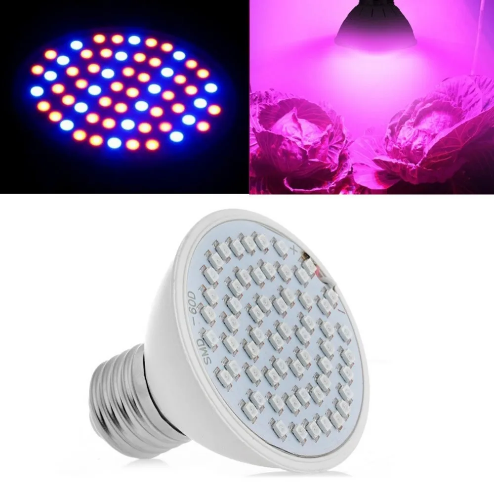 4PC/Lot WHOSEE Full Spectrum Hydroponics 6W 60LED E27 Grow Light Bulb Lamp for Flower,Plant,Vegetable Growing
4PC/Lot WHOSEE Full Spectrum Hydroponics 6W 60LED E27 Grow Light Bulb Lamp for Flower,Plant,Vegetable Growing