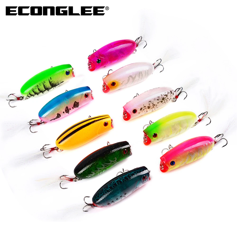 Econglee 10 шт. жесткий Рыбалка Крючки 5.7 см 2.24 "/10.42 г 0.37 унц. кривошипно бас