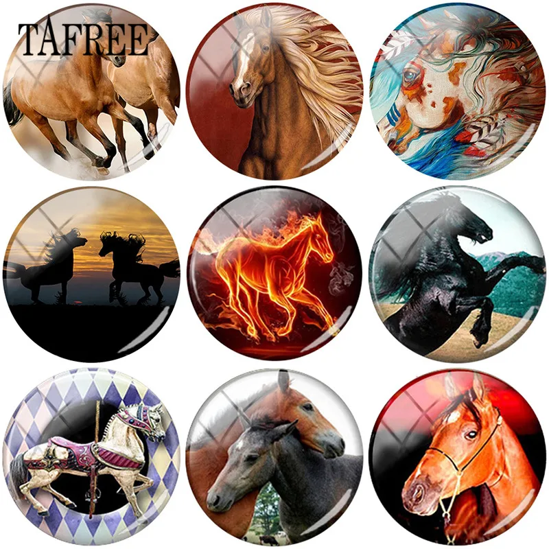 TAFREE Hot Sale 25mm Glass Animal Horse Pattern Flatback Camo DIY Cabochon Dome Jewelry Charms For Keychain Necklace
TAFREE Hot Sale 25mm Glass Animal Horse Pattern Flatback Camo DIY Cabochon Dome Jewelry Charms For Keychain Necklace