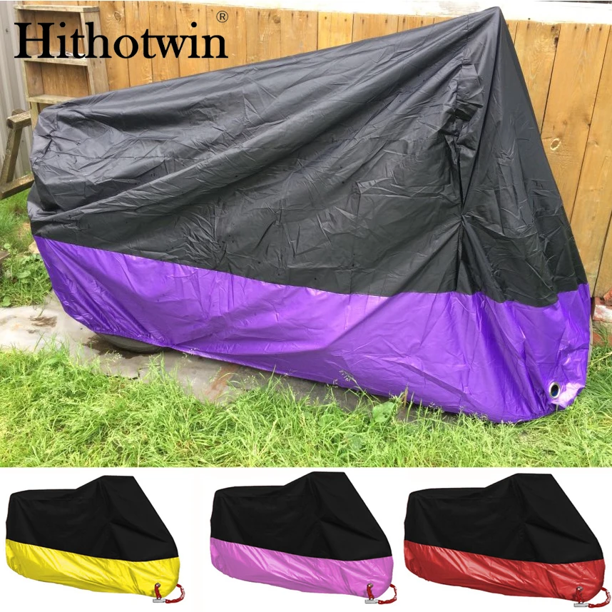 

Housse de protection UV anti-poussière pour moto d'extérieur, imperméable, violet/citrine/vert/rouge/jaune,
