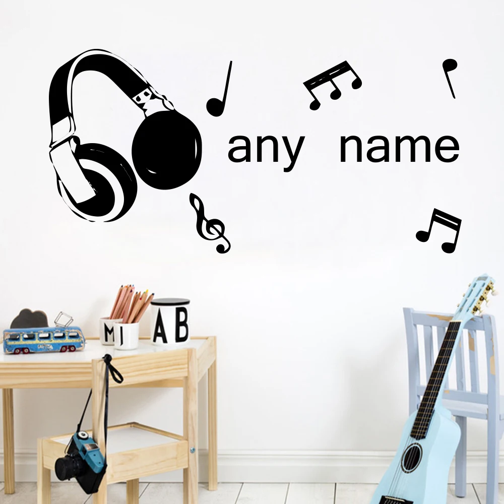 Modern Custom Name Vinyl Wall Sticker Music Wall Decals For Bedroom Kids Room Decoration Wall Decor Poster
Modern Custom Name Vinyl Wall Sticker Music Wall Decals For Bedroom Kids Room Decoration Wall Decor Poster