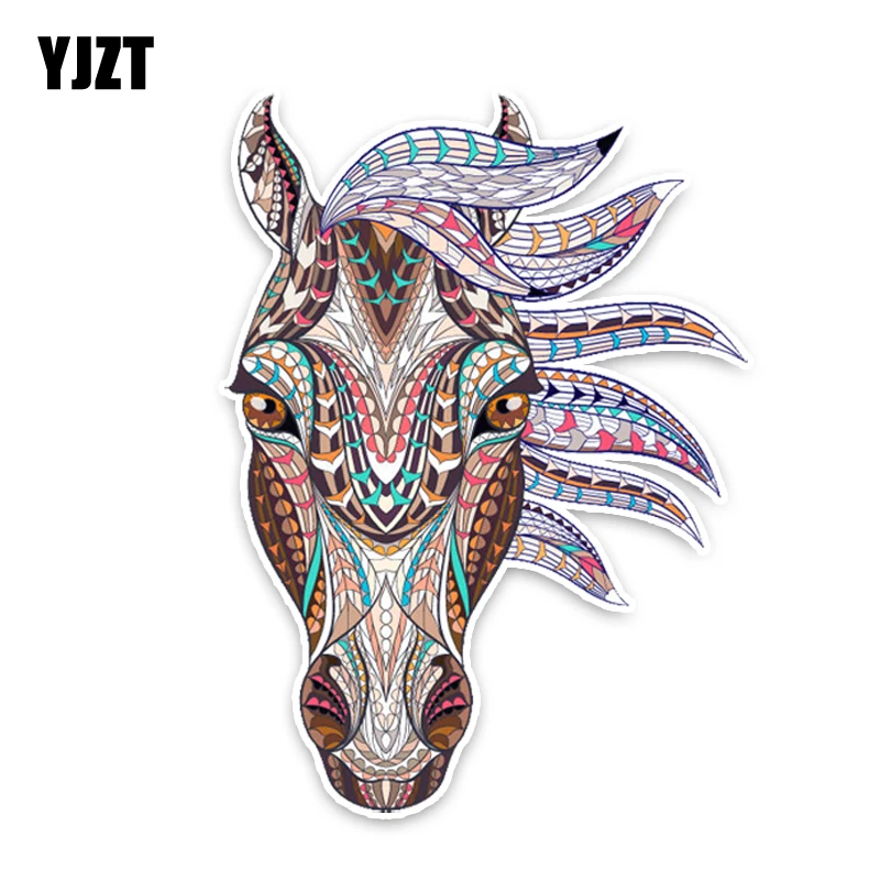 YJZT 10.5CM14.4CM Cartoon Horse Colored PVC High Quality Car Sticker Decoration Graphic C1-5013
YJZT 10.5CM14.4CM Cartoon Horse Colored PVC High Quality Car Sticker Decoration Graphic C1-5013