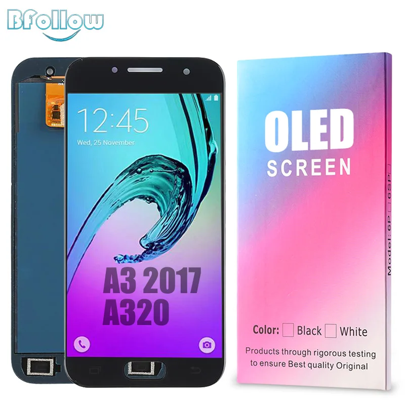 BFOLLOW оригинальный AMOLED для Samsung Galaxy A3 2017 a320 копия ЖК экран дисплей дигитайзер