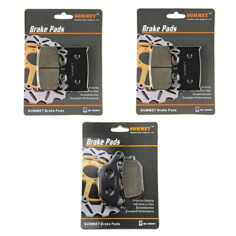 SOMMET Motorcycle Front + Rear Brake Pads Disks for Suzuki GSF 1250 Bandit (ABS) (07-16) GSF1250
SOMMET Motorcycle Front + Rear Brake Pads Disks for Suzuki GSF 1250 Bandit (ABS) (07-16) GSF1250