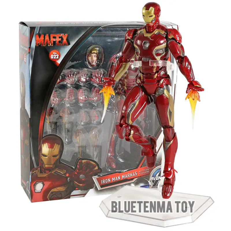 Marvel Avengers League Iron Man Mark45 Mafex 022 PVC Action Figure Toy Doll Christmas Birthday Gift
Marvel Avengers League Iron Man Mark45 Mafex 022 PVC Action Figure Toy Doll Christmas Birthday Gift