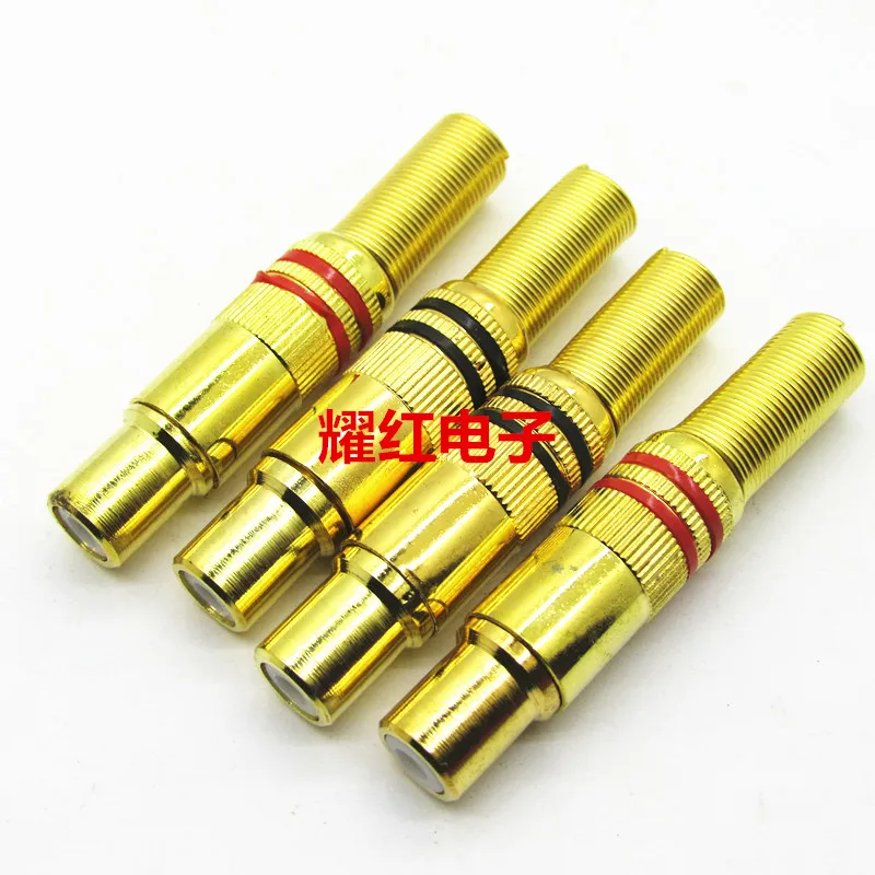 Connector 5PCS AV Mother Head Plum Blossom K Connection Lotus Mother Head RCA Mother Head Welding Full Copper Video Head
Connector 5PCS AV Mother Head Plum Blossom K Connection Lotus Mother Head RCA Mother Head Welding Full Copper Video Head