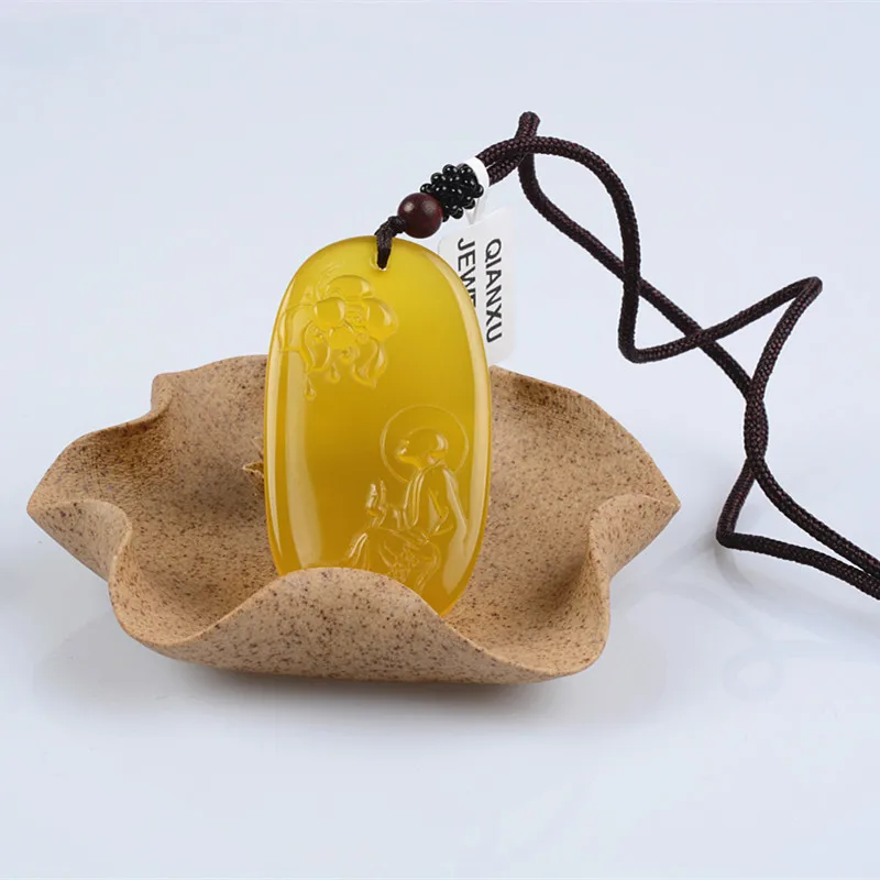 QIANXU Chalcedony Wu Necklace Pendant Hand Carved Lucky Blessing Necklace Pendant Fine Jewelry
QIANXU Chalcedony Wu Necklace Pendant Hand Carved Lucky Blessing Necklace Pendant Fine Jewelry