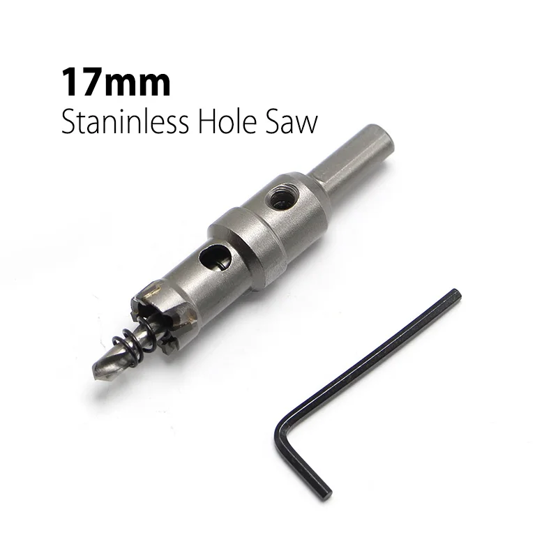 High Quality 17mm 0.67" Hard Alloy Metal Hole Saw Core Drill Bit Drill Bit for Metal Working Universal Type
High Quality 17mm 0.67" Hard Alloy Metal Hole Saw Core Drill Bit Drill Bit for Metal Working Universal Type