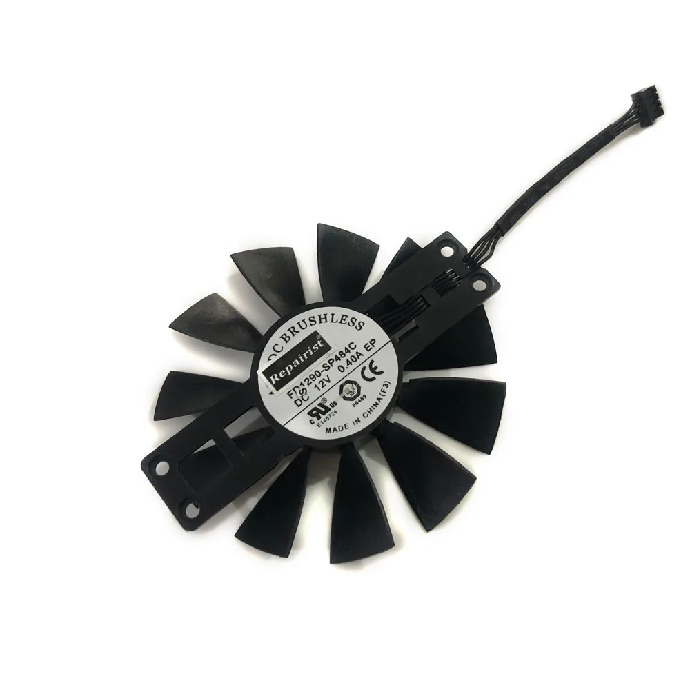 FD1290-SP484C 85 мм 0.4AMP GPU VGA вентилятор для охлаждения видеокарты Palit PNY MAXSUN в качестве замены
FD1290-SP484C 85 мм 0.4AMP GPU VGA вентилятор для охлаждения видеокарты Palit PNY MAXSUN в качестве замены