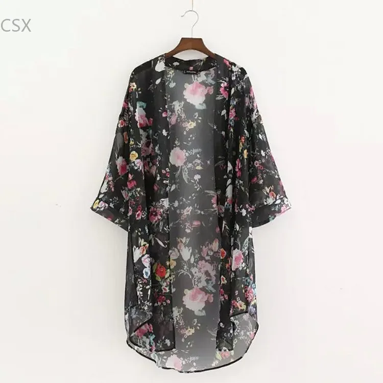 MwOiiOwM 2018 Summer Style Women Blouses Fashion 3/4 Sleeve Front Open Neck Floral Loose Chiffon Blouse Tops M-L 30
MwOiiOwM 2018 Summer Style Women Blouses Fashion 3/4 Sleeve Front Open Neck Floral Loose Chiffon Blouse Tops M-L 30
