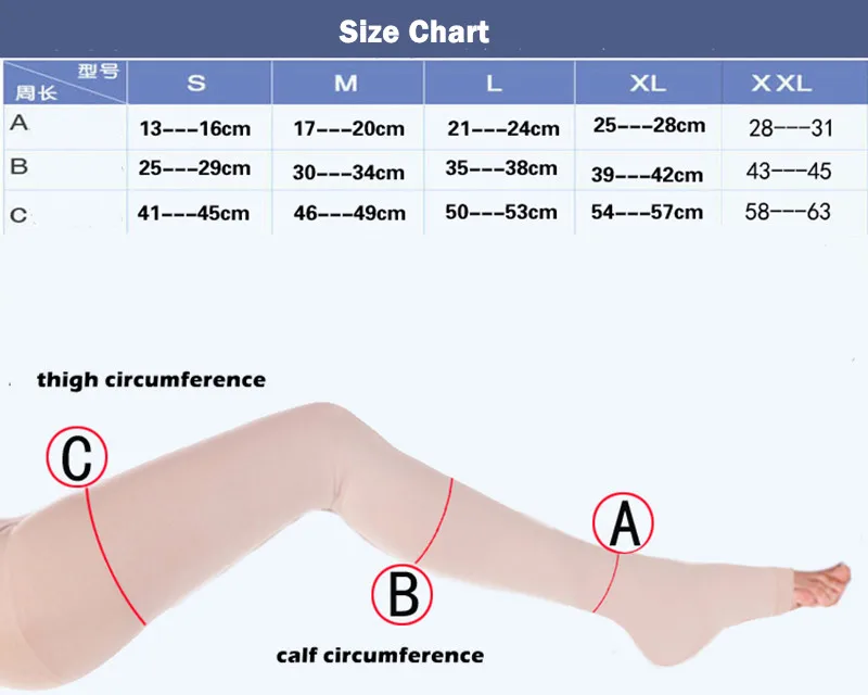 30-40mmHG medical Gradient Compression Thigh High Stockings for varices Varicose stretch veins Stovepipe anti-embolism stockings
30-40mmHG medical Gradient Compression Thigh High Stockings for varices Varicose stretch veins Stovepipe anti-embolism stockings