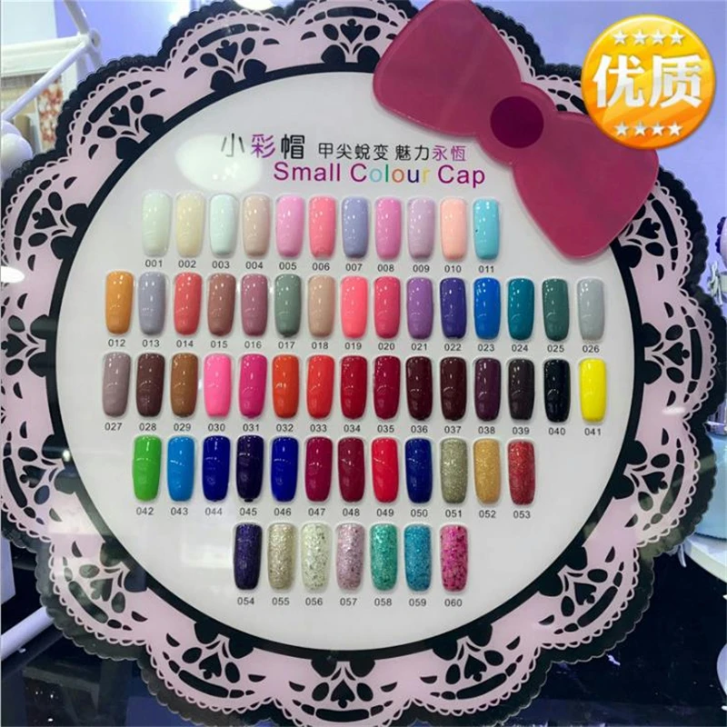 15ml UV Gel Nail Polish LED Lamp Lacquer 60 Color Pure Colors Semi Permanent Varnish Primer Base Top | Красота и здоровье