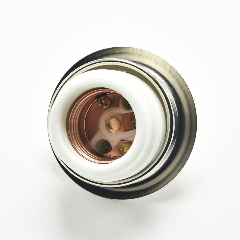 300V 6A E26 Lamp Bases Japanese PSE White Ceramic Screw Bulb Socket Self-locking Lamp Holder Screw Body with 1 Ring 2PCS/Lot
300V 6A E26 Lamp Bases Japanese PSE White Ceramic Screw Bulb Socket Self-locking Lamp Holder Screw Body with 1 Ring 2PCS/Lot