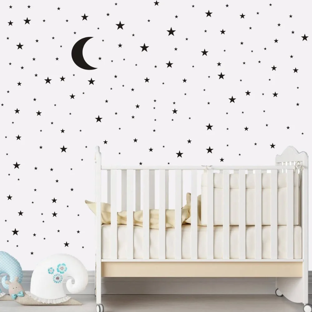 Moon and Stars 177pcs Wall Decal Vinyl Sticker For Kids Boy Girls Room Decoration Good Night Nursery Home Bedroom Wall Decor
Moon and Stars 177pcs Wall Decal Vinyl Sticker For Kids Boy Girls Room Decoration Good Night Nursery Home Bedroom Wall Decor