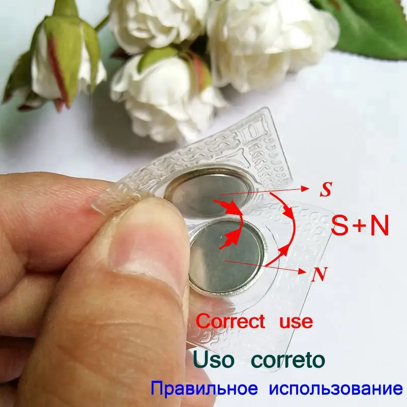 10pcs (5 N+5 S) Hidden Metal Magnetic Buttons Snap Magnet Fastener Handbag Clasp button for DIY overcoat bag garment scrapbook
10pcs (5 N+5 S) Hidden Metal Magnetic Buttons Snap Magnet Fastener Handbag Clasp button for DIY overcoat bag garment scrapbook