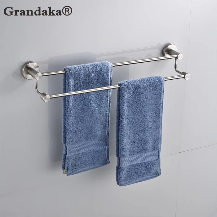 Modern Luxury SUS 304 Stainless Steel 23.6inch Bathroom Towel Shelf Nickel Finish Towel Holder Bathroom Shelf Bathroom Accessory
Modern Luxury SUS 304 Stainless Steel 23.6inch Bathroom Towel Shelf Nickel Finish Towel Holder Bathroom Shelf Bathroom Accessory