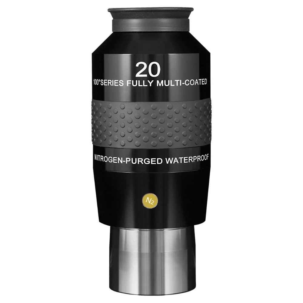 New Explore Scientific Eyepiece 100 degree Ultra-Wide Waterproof Fully Multi-Coated 2inch 20mm Argon-Purged
New Explore Scientific Eyepiece 100 degree Ultra-Wide Waterproof Fully Multi-Coated 2inch 20mm Argon-Purged