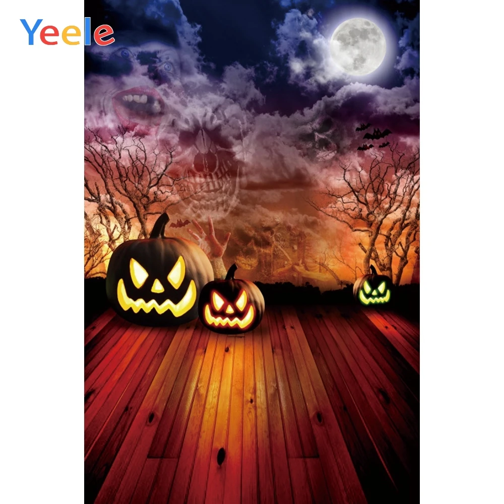 Yeele Happy Halloween Photography Backdrop Pumpkin Lantern Wood Floor Moon Night Photographic Background For Photo Studio
Yeele Happy Halloween Photography Backdrop Pumpkin Lantern Wood Floor Moon Night Photographic Background For Photo Studio