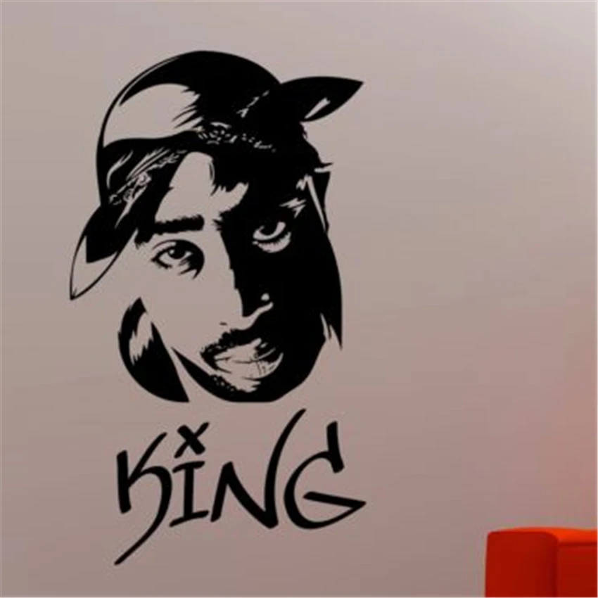 Tupac Amaru Shakur Wall Decal 2pac Vinyl Sticker Popular Hip-Hop Art Decor Modern Design Wall Decor D921
Tupac Amaru Shakur Wall Decal 2pac Vinyl Sticker Popular Hip-Hop Art Decor Modern Design Wall Decor D921