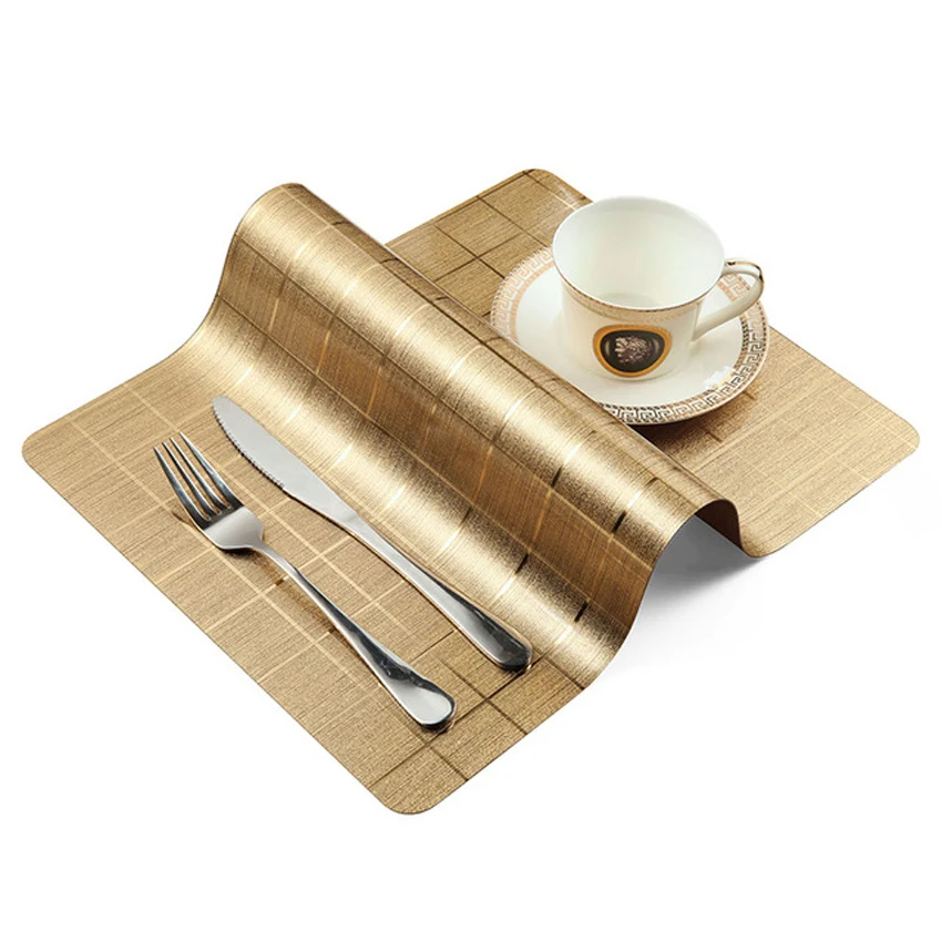4pcs/lot Placemat Upscale Waterproof Pvc Placemats for Dining Table Mat Pot Bowl Mat Drink Coasters Non-slip Insulation Pads
4pcs/lot Placemat Upscale Waterproof Pvc Placemats for Dining Table Mat Pot Bowl Mat Drink Coasters Non-slip Insulation Pads