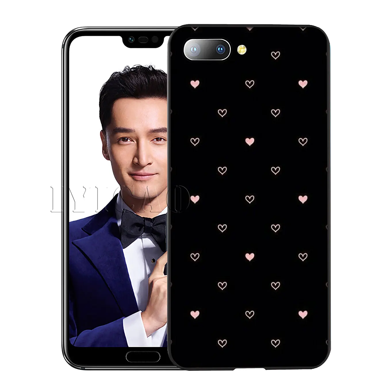 Iyicao простая мода любовь сердце силиконовый мягкий чехол для Huawei Y7 Y6 Prime Y9 2018 Honor