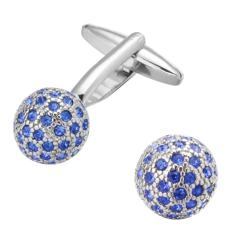 Fashion men's shirt cuff cuff sports Silvery Blue granular crystal ball Cufflinks free shipping
Fashion men's shirt cuff cuff sports Silvery Blue granular crystal ball Cufflinks free shipping