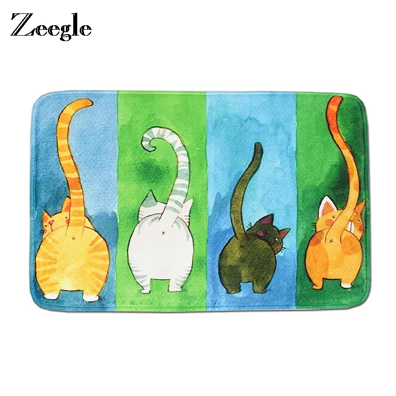 Zeegle Doormat Cat Floor Mats Flannel Child Carpet Absorbent Bathroom Carpets Kitchen Mat Non-slip Kids Bedroom Carpet Foot Mat
Zeegle Doormat Cat Floor Mats Flannel Child Carpet Absorbent Bathroom Carpets Kitchen Mat Non-slip Kids Bedroom Carpet Foot Mat