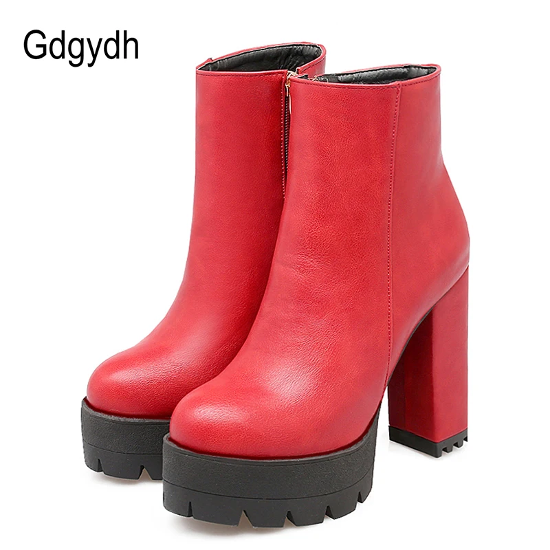 Gdgydh 2020 Spring Women Short Boots High Heels Platform Heels New Fashion Zipper Brown Female Casual Autumn Boots Plus Size 43
Gdgydh 2020 Spring Women Short Boots High Heels Platform Heels New Fashion Zipper Brown Female Casual Autumn Boots Plus Size 43