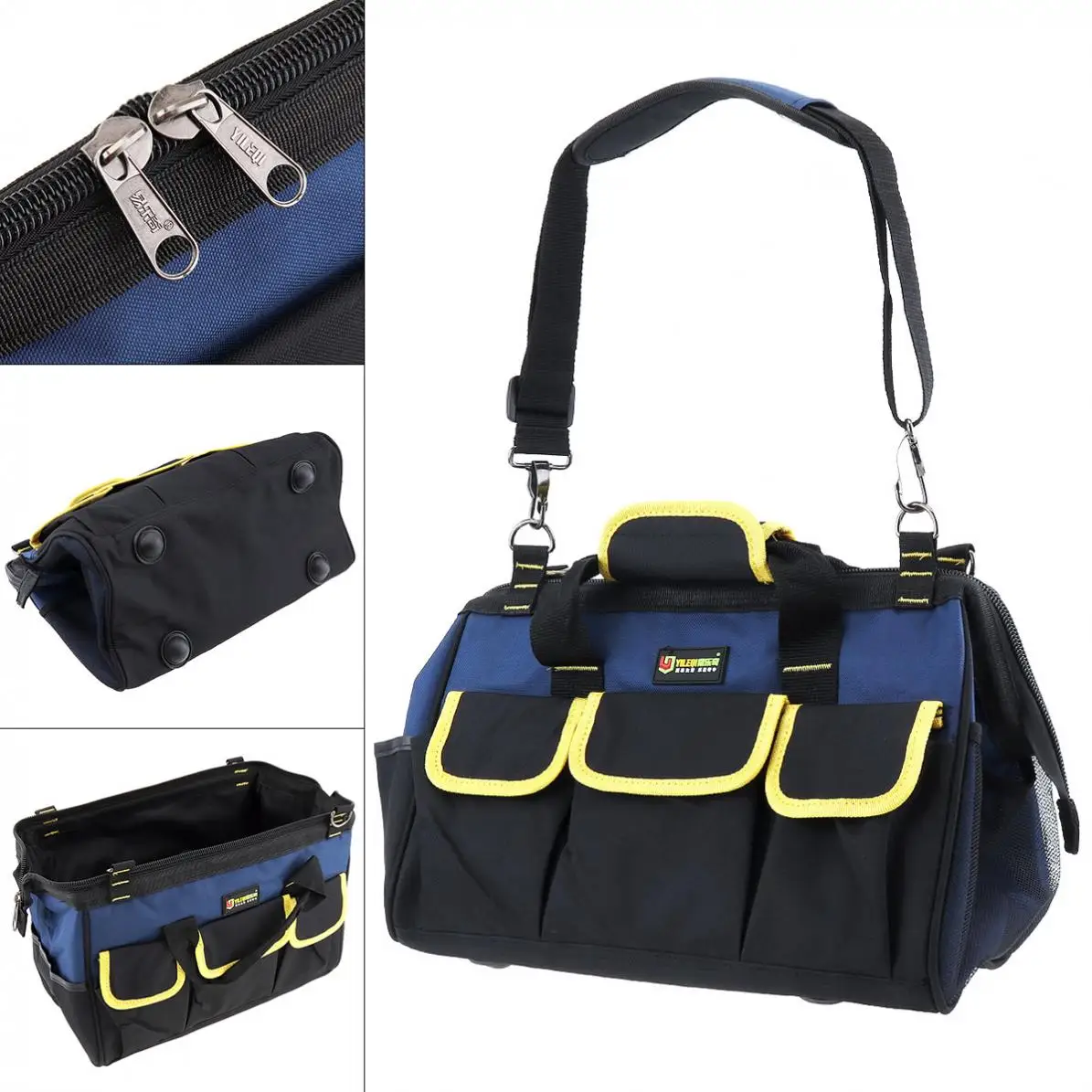 Multifunctional Oxford Cloth Waterproof Hand Shoulder Dual-purpose Tool Bag with 21 Pockets and Strap for Maintenance Tools
Multifunctional Oxford Cloth Waterproof Hand Shoulder Dual-purpose Tool Bag with 21 Pockets and Strap for Maintenance Tools