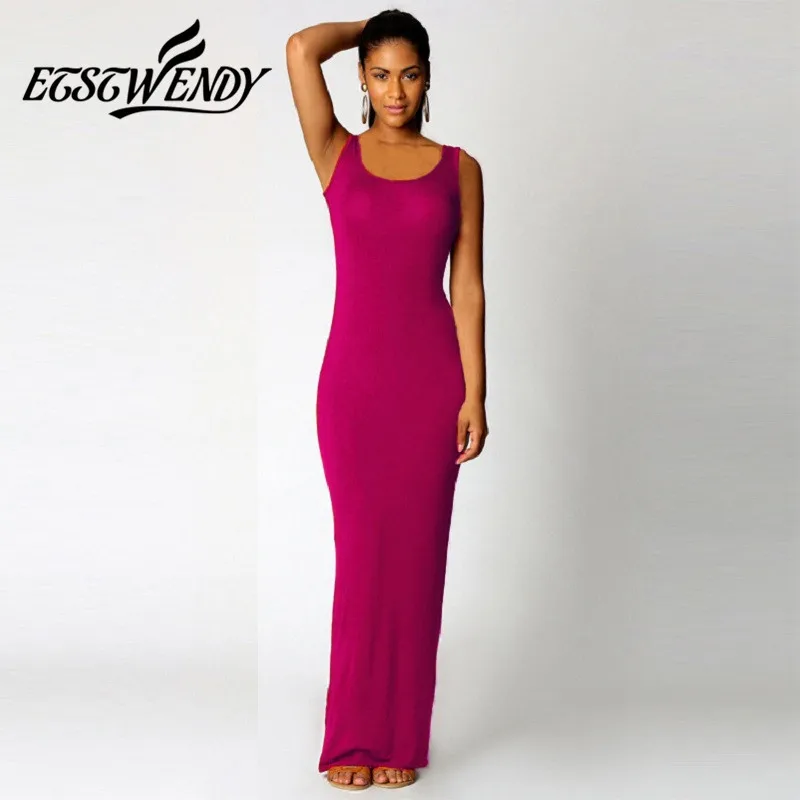 S-New High Stretch Tank Robe Spring Summer 2019 Casual Women Sexy Dress O-neck Sleeveless Maxi Dress Thin Fashion Summer Dress
S-New High Stretch Tank Robe Spring Summer 2019 Casual Women Sexy Dress O-neck Sleeveless Maxi Dress Thin Fashion Summer Dress