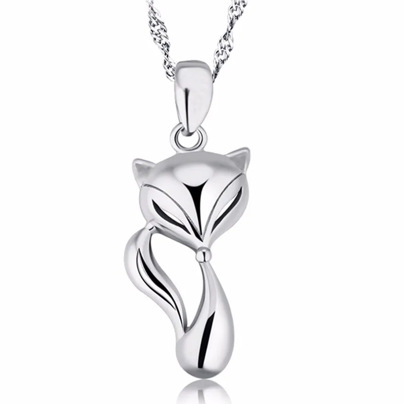 Lastest Style Woman Fashion Fox Pendant Necklace 925 Serling Silver Lovely Design Girls Best Gifts For Valentines Day
Lastest Style Woman Fashion Fox Pendant Necklace 925 Serling Silver Lovely Design Girls Best Gifts For Valentines Day